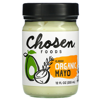 Купить Chosen Foods Классический органический майонез, 355 мл (12 жидк. Унций)