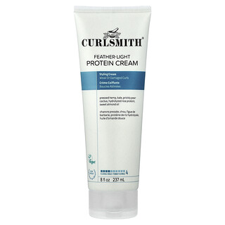 Curlsmith, Feather-Light Protein Cream, Flexible Hold, Weak or Damaged Curls, 8 fl oz (237 ml)