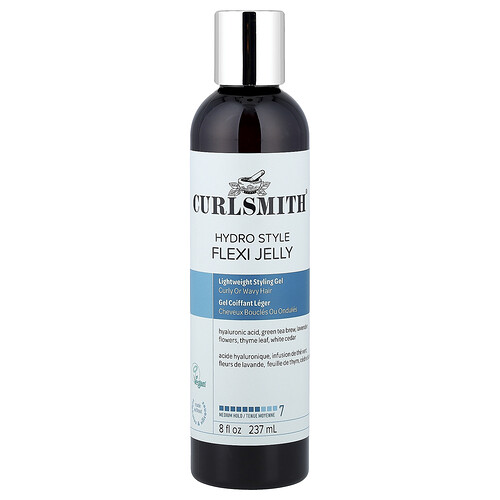 Curlsmith Hydro Style Flexi Jelly, Medium Hold, Curly or Wavy Hair, 8 fl oz (237 ml)