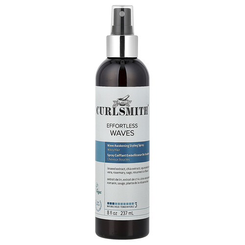 Curlsmith, Effortless Waves, Wave Awakening Styling Spray, unsichtbarer Halt, welliges Haar, 237 ml (8 fl. oz.)