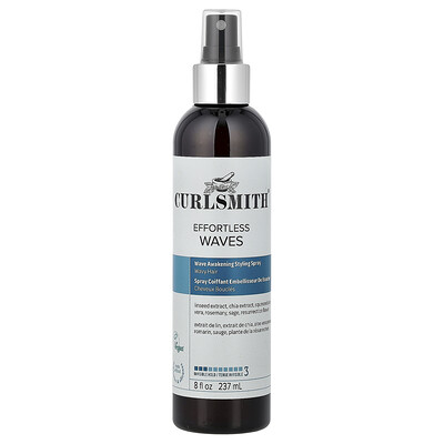 Product Image for Curlsmith, Effortless Waves, Wave Awakening Styling Spray, Invisible Hold, Wavy Hair, 8 fl oz (237 ml)