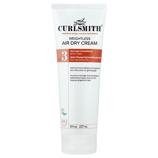 Curlsmith, Weightless Air Dry Cream, Airy Leave-In-Conditioner, lufttrockene Creme ohne zu beschweren, luftiger Leave-in-Conditioner, alle Lockentypen, 237 ml (8 fl. oz.)