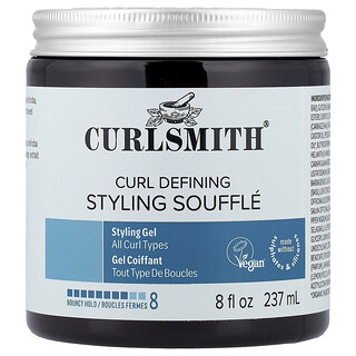 Curlsmith, Curl Defining Styling Souffle, Bouncy Hold, All Curls Types, 8 fl oz (237 ml)