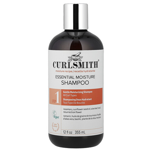 Curlsmith Essential Moisture Shampoo, All Curl Types, 12 fl oz (355 ml)