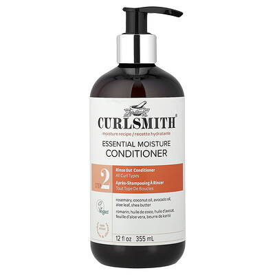 Product Image for Curlsmith, Essential Moisture Conditioner, Step 2, All Curl Types, 12 fl oz (355 ml)