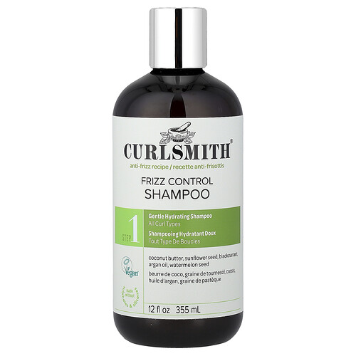 Curlsmith Frizz Control Shampoo, All Curl Types, 12 fl oz (355 ml)