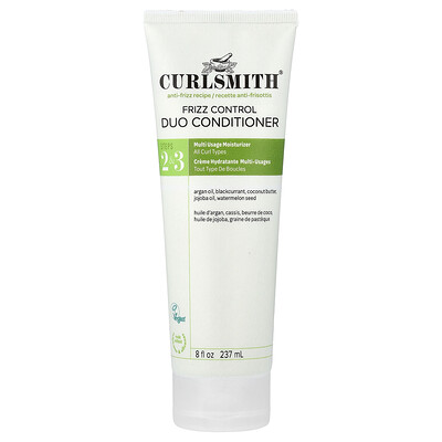 Product Image for Curlsmith, Frizz Control Duo Conditioner, All Curl Types, 8 fl oz (237 ml)