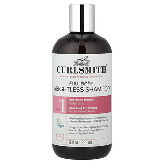 Curlsmith, Shampoo Leve para Corpo Inteiro, Dull Flat Curls, 355 ml (12 fl oz)