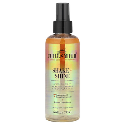 Curlsmith , Shake + Shine, Curl Refreshing Mist, All Curl Types, 6.6 Fl Oz (195 Ml)