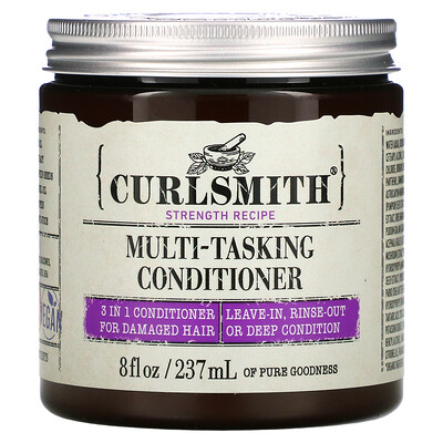 

Curlsmith Multi-Tasking 3 In 1 Conditioner For Damaged Hair 8 fl oz (237 ml)