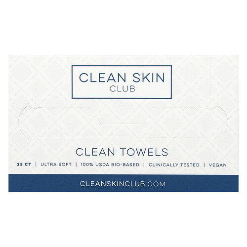 Clean Skin Club Clean Towels Disposable 25 Count