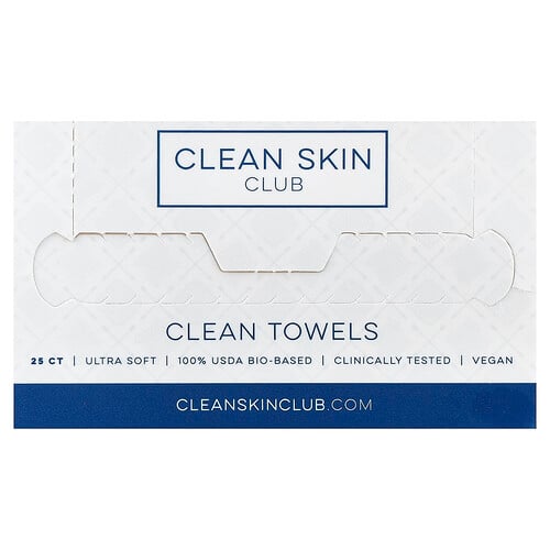 Clean Skin Club, Saubere Handtücher, 25 Stück