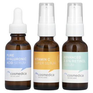 Cosmedica Skincare, Kit Trio Indispensables, Kit de 3 pièces