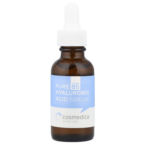 Cosmedica Skincare Pure Hyaluronic Acid Serum + Vitamin B5, 1 oz (30 ml)