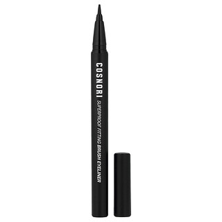 Cosnori, Delineador de ojos con brocha superresistente, Negro`` 0,6 g (0,02 oz. Líq.)