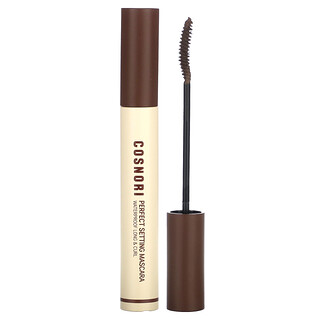 Cosnori, Perfectsetting Mascara, Mascara für perfektes Festigen, 02 Cozy Brown, 7 ml (0,24 fl. oz.)
