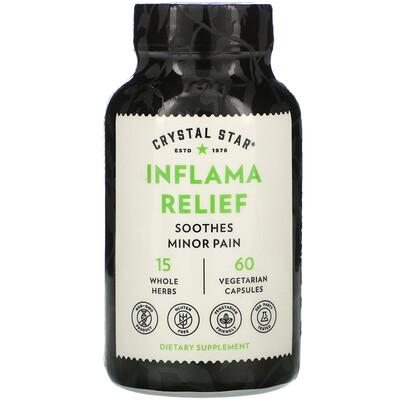 

Crystal Star Inflama Relief 60 Vegetarian Capsules