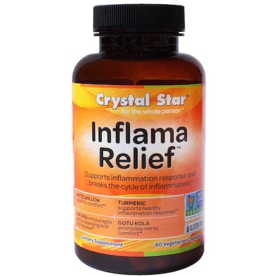 

Inflamma Relief (облегчение при воспалении), 60 вегетарианских капсул