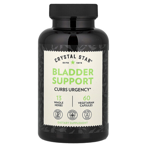 Crystal Star, Bladder Support, 60 Vegetarian Capsules