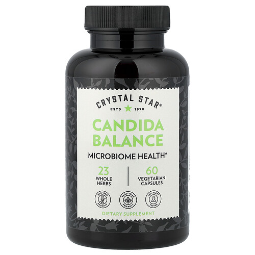 Crystal Star, Candida Balance, 60 vegetarische Kapseln