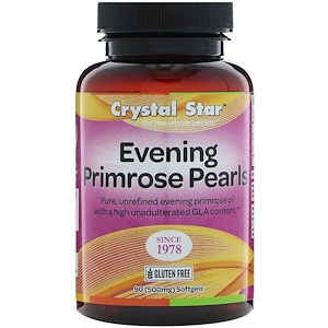 Отзывы о Кристал Стар, Evening Primrose Pearls, 500 mg , 90 Softgels