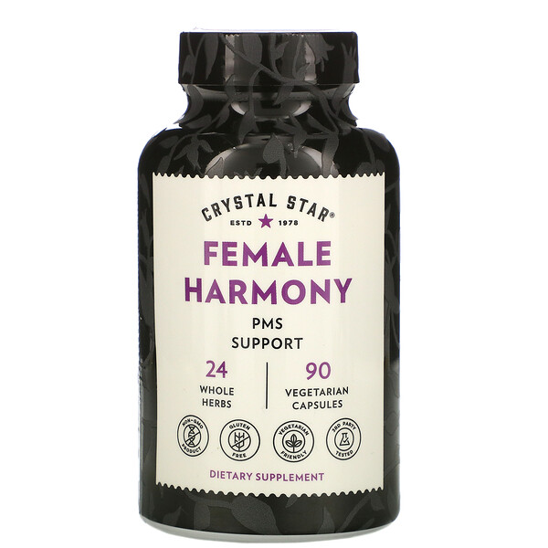 Female Harmony, תמיכה בתסמונת קדם-וסתית, 90 כמוסות צמחיות