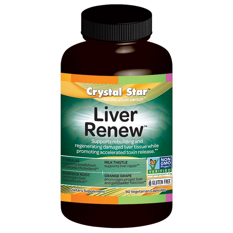 Crystal Star, Liver Renew, 90 Vegetarian Capsules iHerb