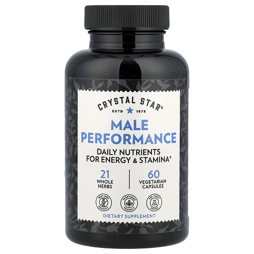 Crystal Star Male Performance, 60 Vegetarian Capsules
