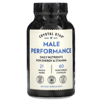 

Crystal Star Male Performance 60 Vegetarian Capsules