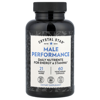 Crystal Star, Performance maschile, 60 capsule vegetariane