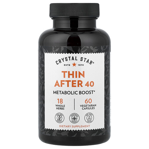 Crystal Star Thin After 40, 60 Vegetarian Capsules