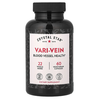 Crystal Star, Vari-Vein, 60 Cápsulas Vegetarianas