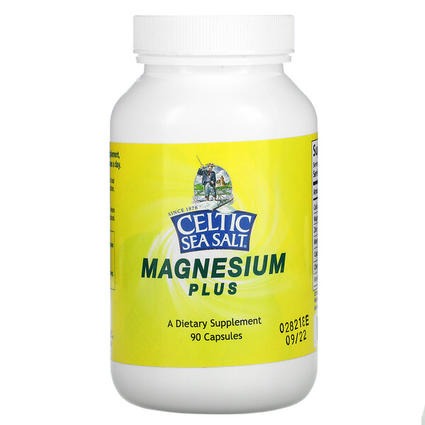 Celtic Sea Salt, Magnesium Plus, 90 Capsules iHerb