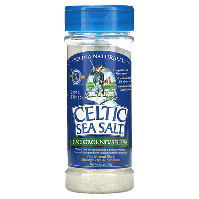 Купить Celtic Sea Salt Минеральная смесь морской соли грубого помола, 8 унций (227 г)