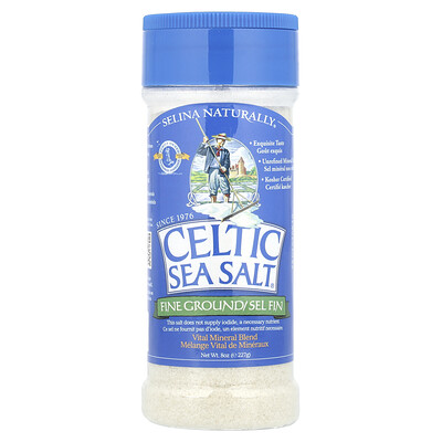 Product Image for Celtic Sea Salt, Fine Ground, Vital Mineral Blend, 8 oz (227 g)