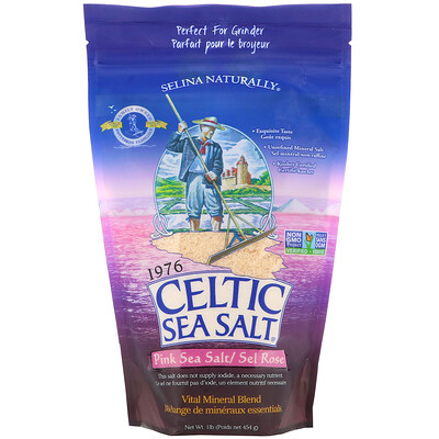 

Celtic Sea Salt Pink Sea Salt, 1 lb (452 g)