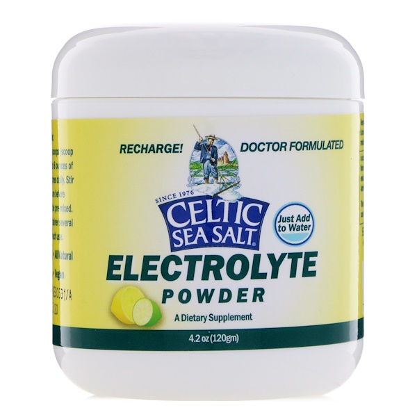 Celtic Sea Salt, Electrolyte Powder, 4.2 oz (120 g) iHerb