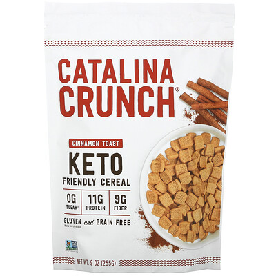 Купить Catalina Crunch Keto Friendly Cereal, тосты с корицей, 255 г (9 унций)