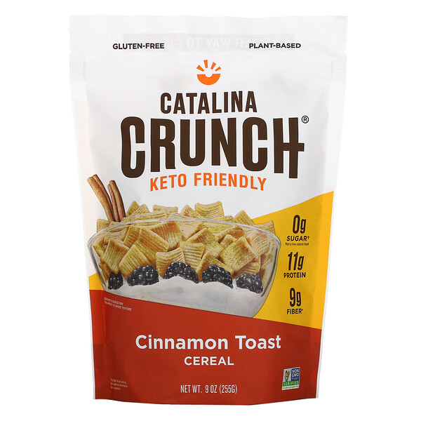 Catalina Crunch‏, Keto Friendly Cereal, Cinnamon Toast, 9 oz (255 g)