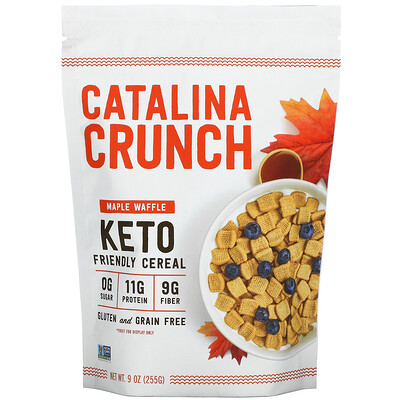 Catalina Crunch Keto Friendly Cereal, кленовые вафли, 255 г (9 унций)