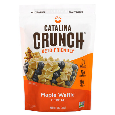 Купить Catalina Crunch Keto Friendly Cereal, кленовые вафли, 255 г (9 унций)