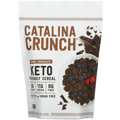 Купить Catalina Crunch Keto Friendly Cereal, темный шоколад, 255 г (9 унций)