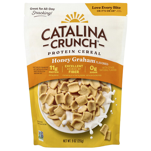 Catalina Crunch Protein Cereal, Honey Graham, 9 oz (255 g)