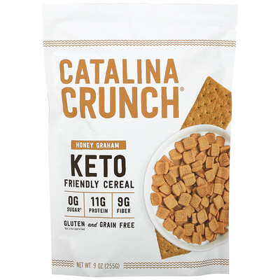 Купить Catalina Crunch Keto Friendly Cereal, Honey Graham, 255 г (9 унций)