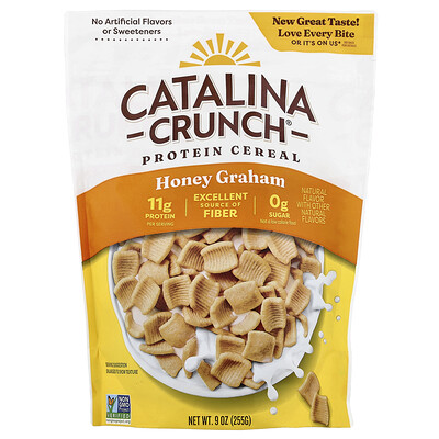Catalina Crunch, Cereal proteico, Miel Graham, 255 g (9 oz)