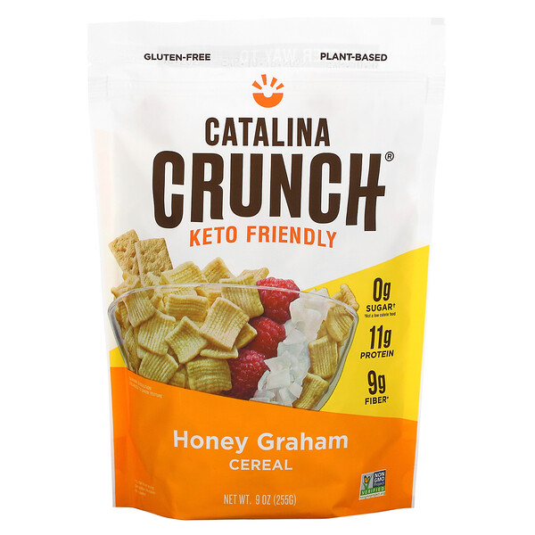 Catalina Crunch‏, Keto Friendly Cereal, Honey Graham, 9 oz (255 g)
