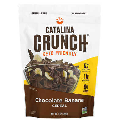Catalina Crunch Keto Friendly Cereal, Шоколад и банан, 9 унций (255 г)