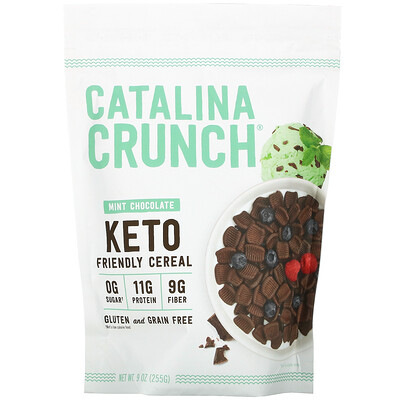 Купить Catalina Crunch Keto Friendly Cereal, мятный шоколад, 255 г (9 унций)