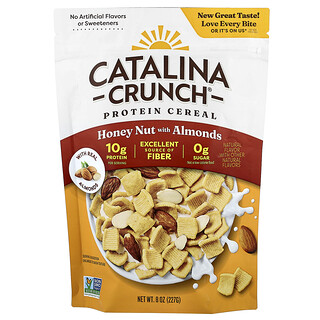 Catalina Crunch, Sepasang, Bijirin Kacang Madu Dengan Badam, 8 oz (227 g)
