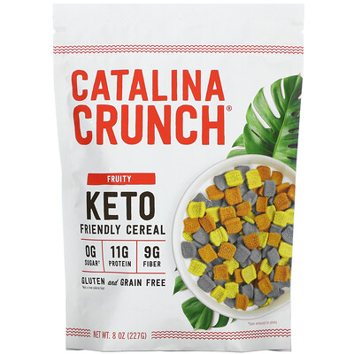 Catalina Crunch Keto Friendly Cereal, Fruity, 8 oz (227 g)